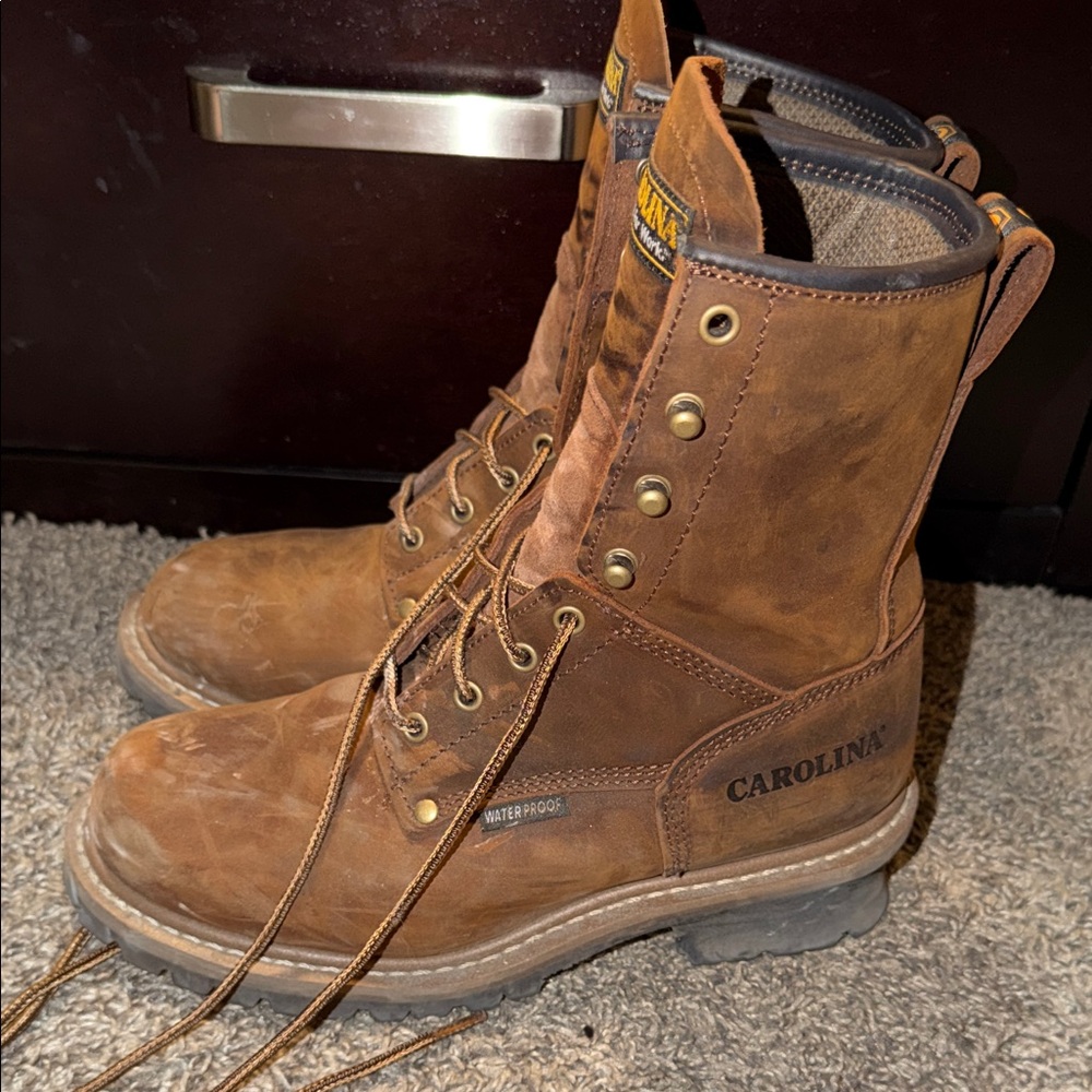 Carolina Elm 8” Waterproof Logger Boot